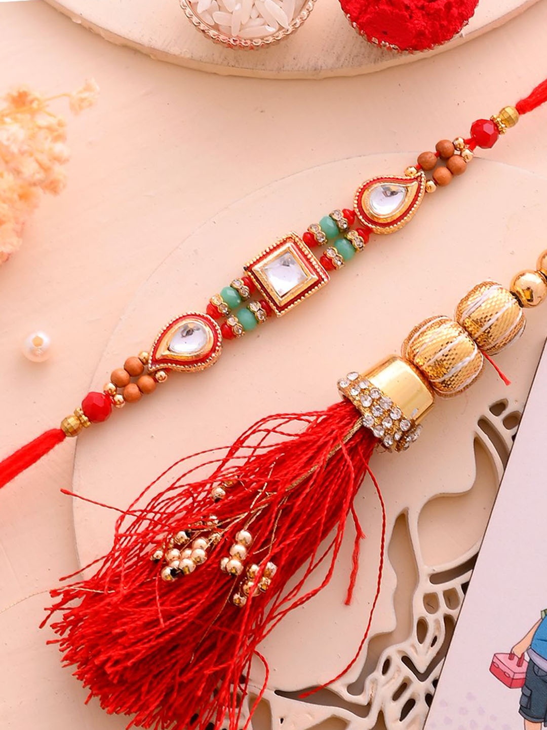 

Ascension Thread Rakhi, Gold