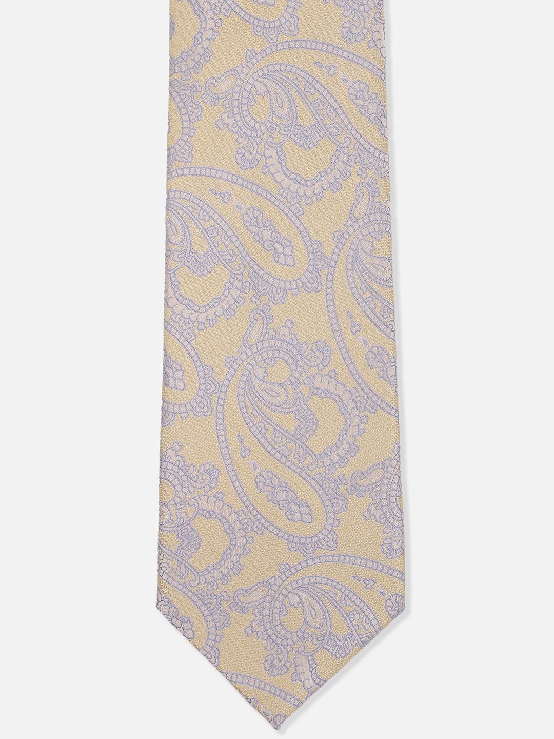 

Van Heusen Men Embroidered Skinny Tie, Beige