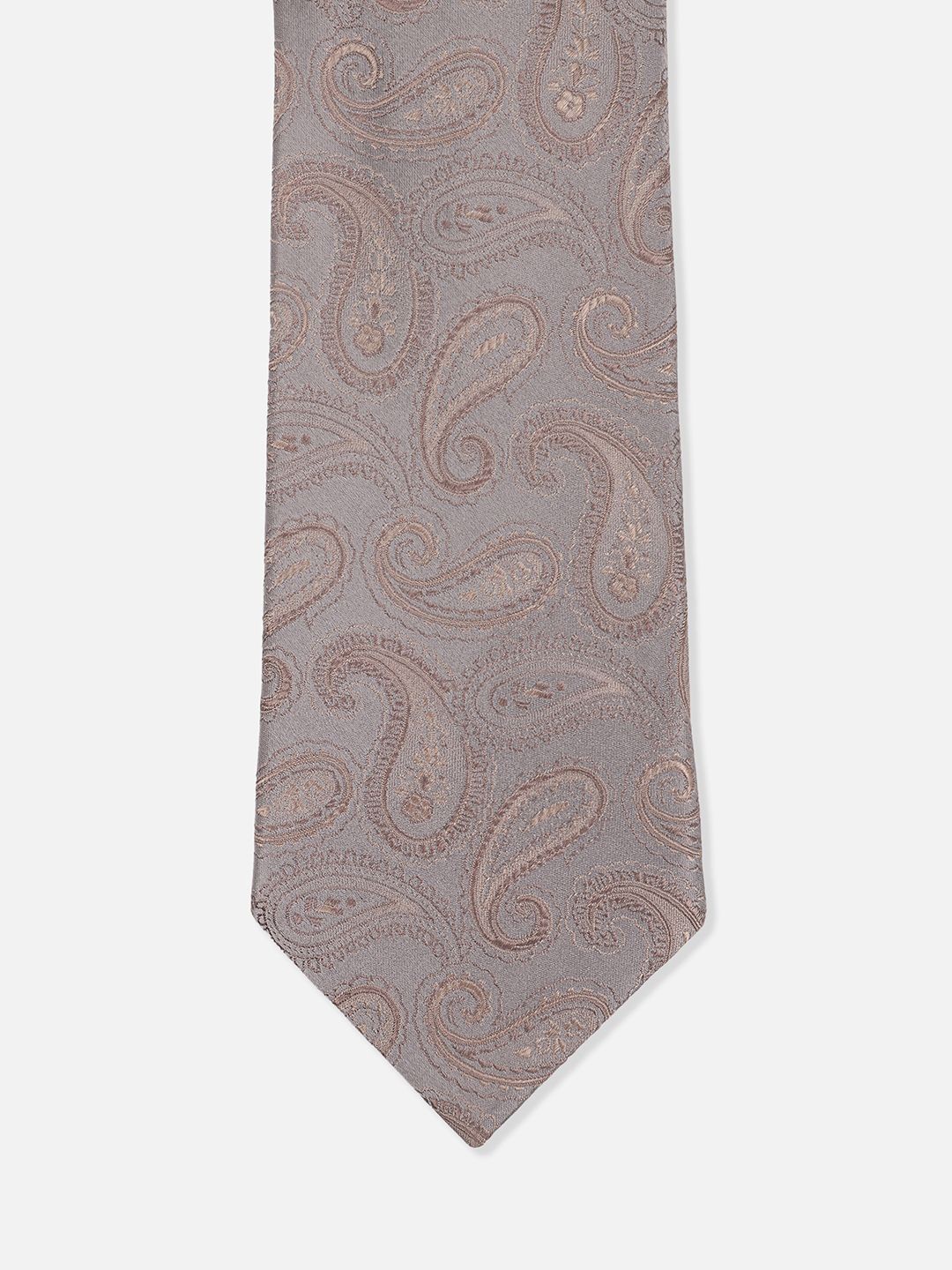 

Van Heusen Men Embroidered Skinny Tie, Grey