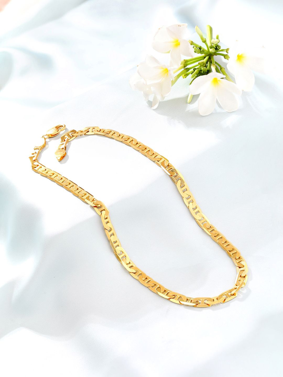 

Zavya Men 925 Sterling Silver Gold-Plated Chain