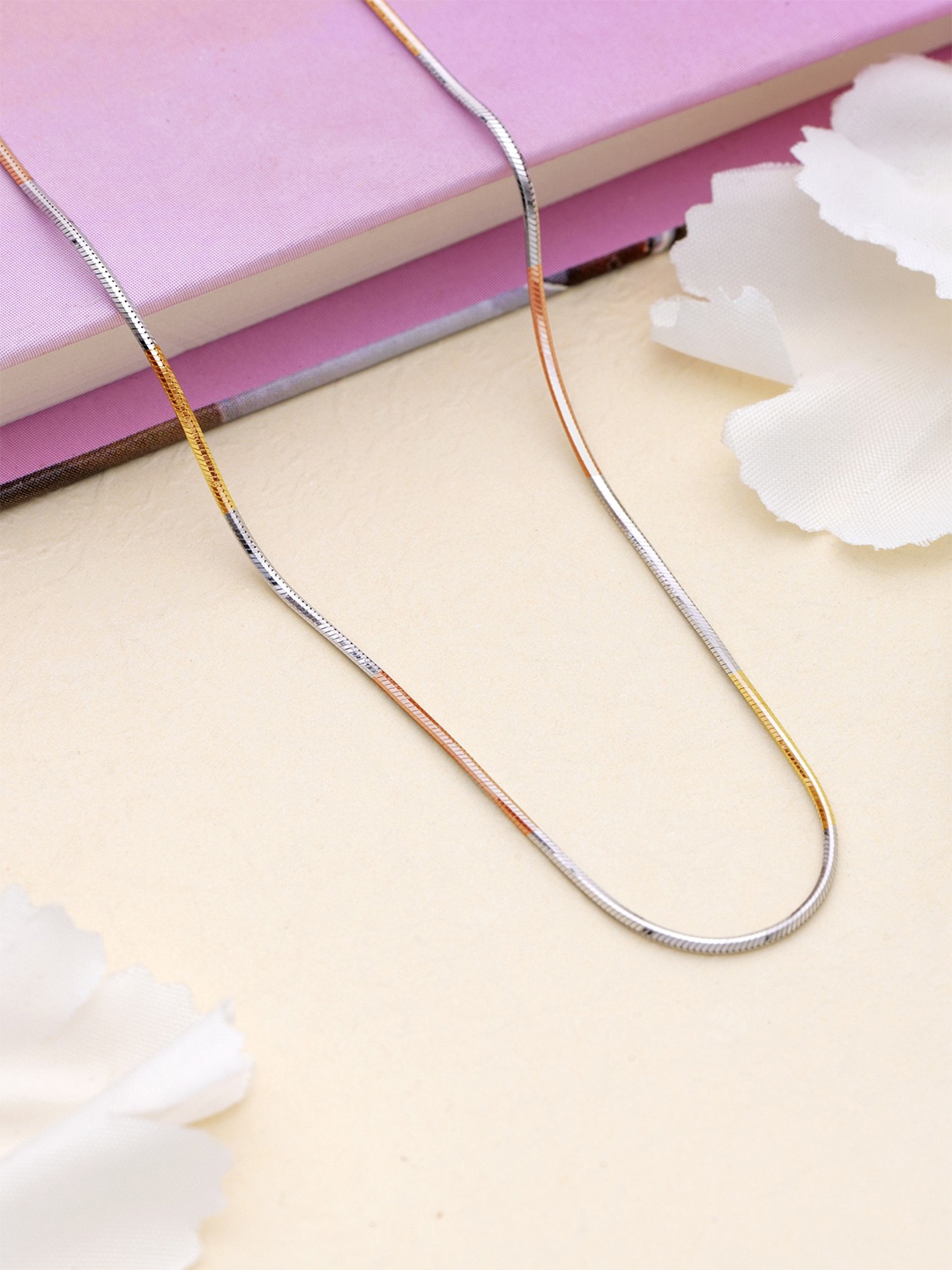 

Zavya Men 925 Sterling Silver Rhodium-Plated Chain