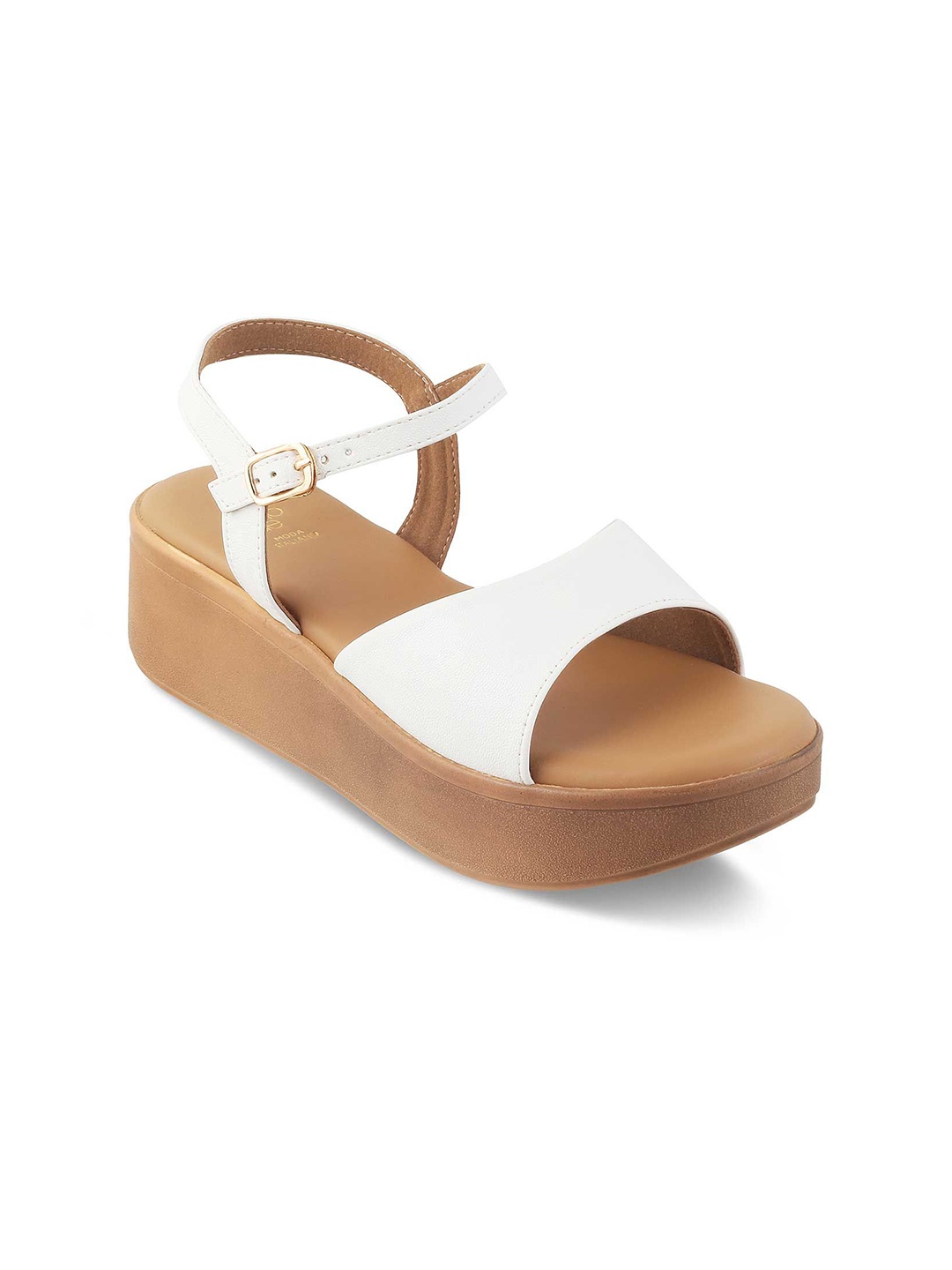 

Tresmode Women Flatform Sandals, White
