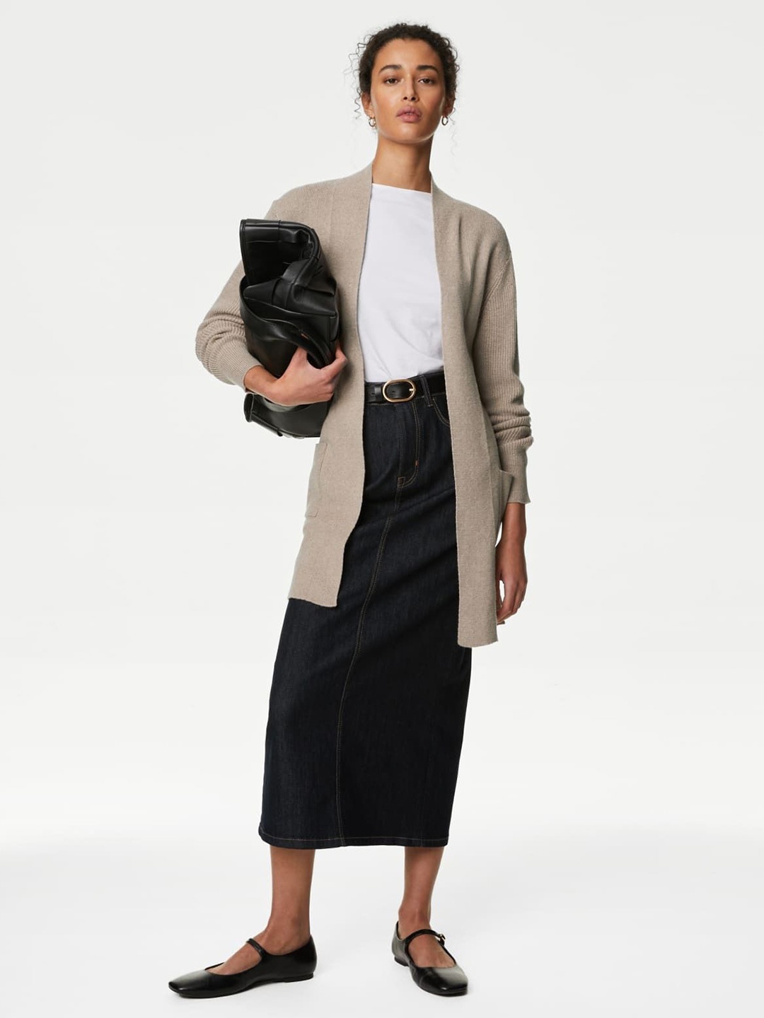 

Marks & Spencer Women Longline, Brown