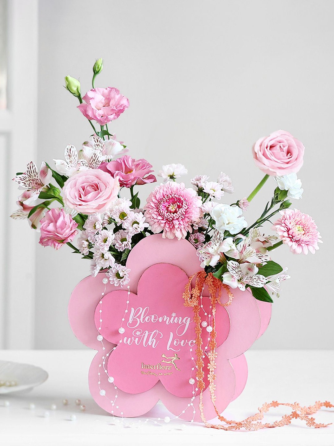 Interflora A Tale of Blooms Fresh Flowers, Pink