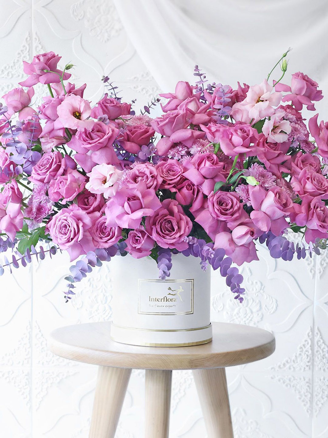 

Interflora Dreaming of Lilac Fresh Flower Bouquet, Pink