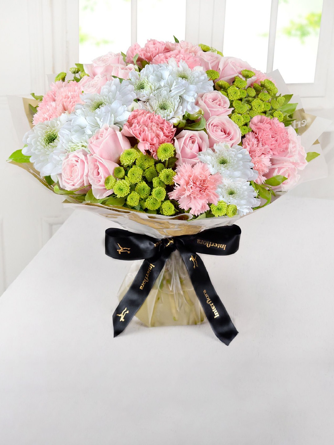 

Interflora Pastel Bloom Extra Large Fresh Flowers Bouquet, Pink