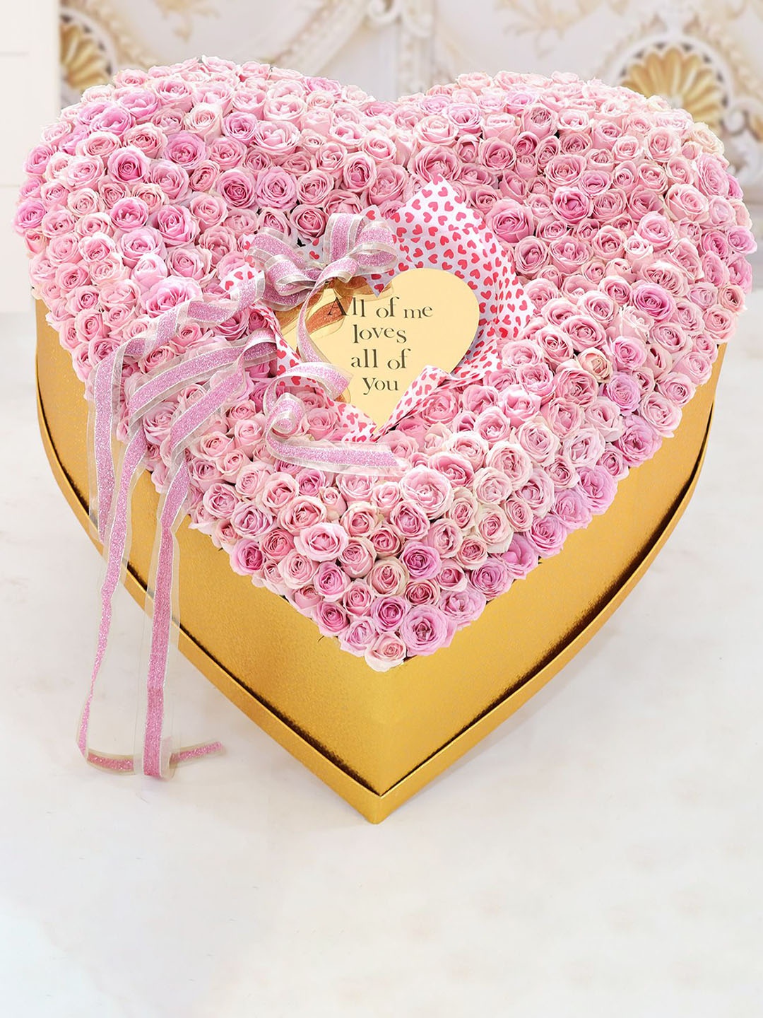 Interflora With Every Heartbeat Fresh Flowers, Pink