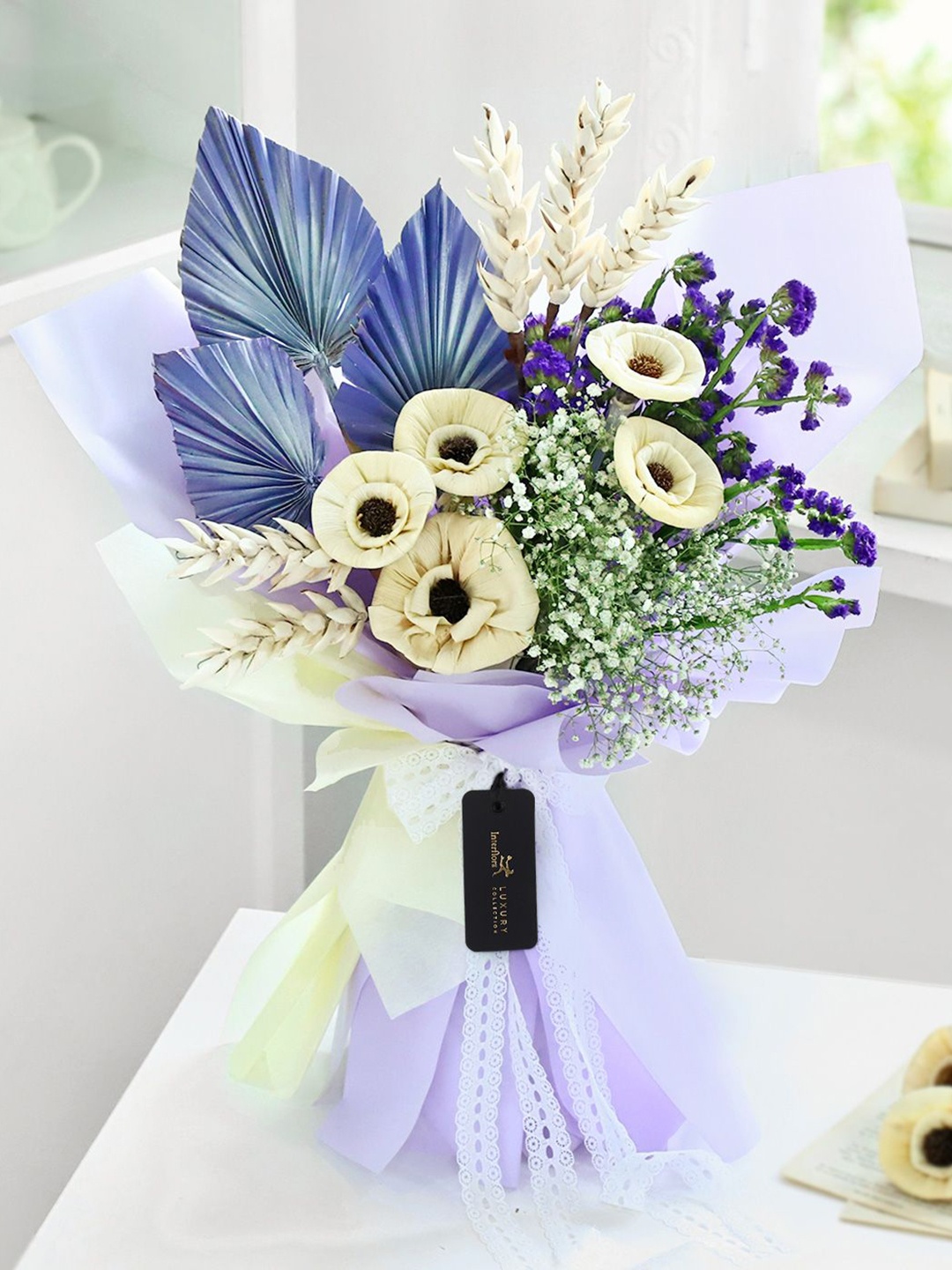 

Interflora Indigo Charm Medium Fresh Flowers, Multi