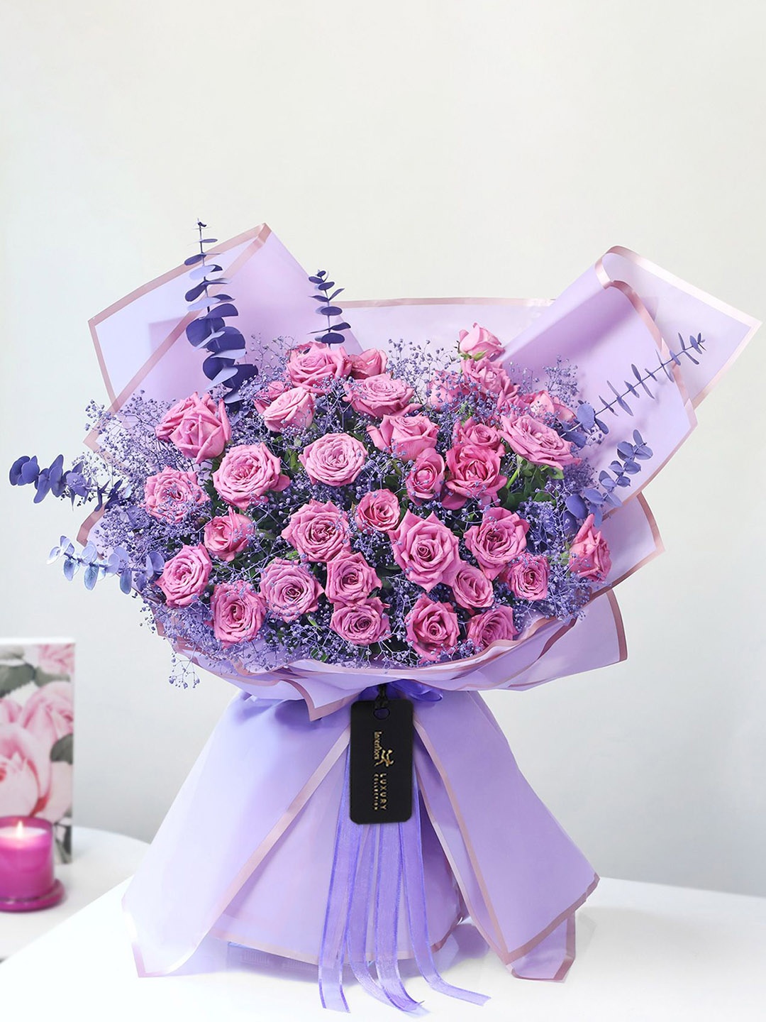 

Interflora Purple Haze Fresh Flowers Bouquet, Multi