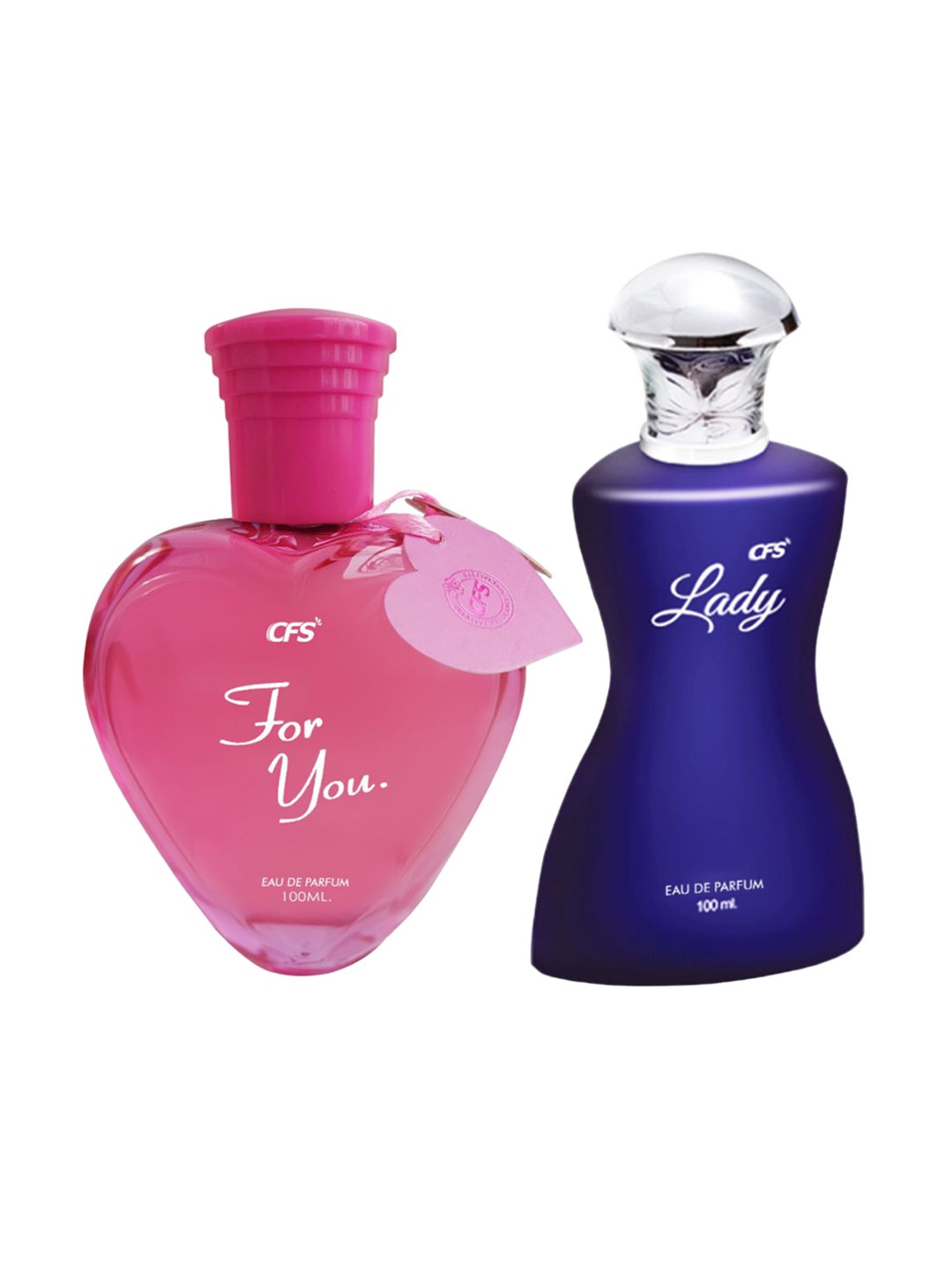 

CFS Set of For You & Lady Blue Long Lasting Eau De Parfum - 100 ml each