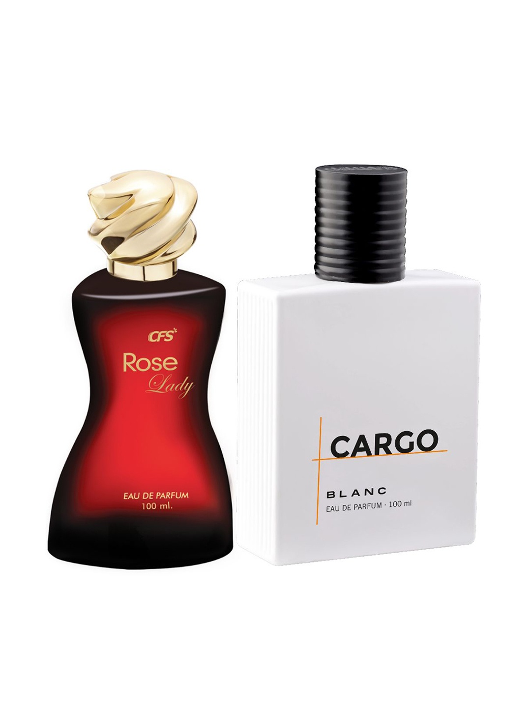 

CFS Oudh Black Eau De Parfum & For You Long lasting Perfume-100 Ml Each, Red