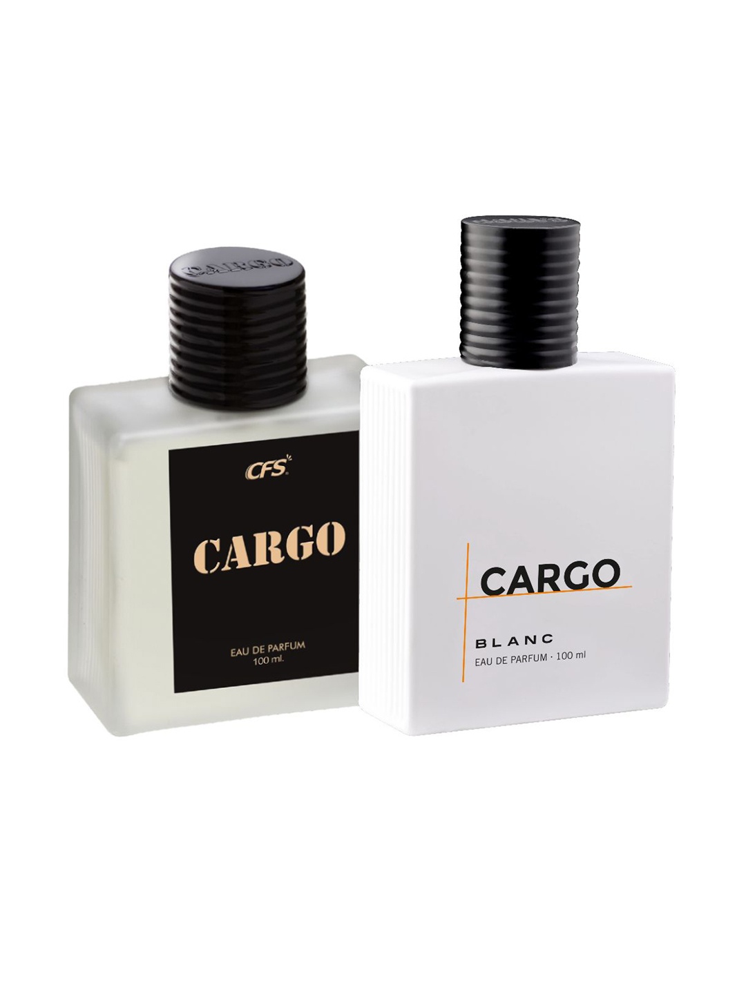 

CFS Cargo Black & Cargo Blanc Set Of 2 Long Lasting Eau De Parfum - 100ml Each