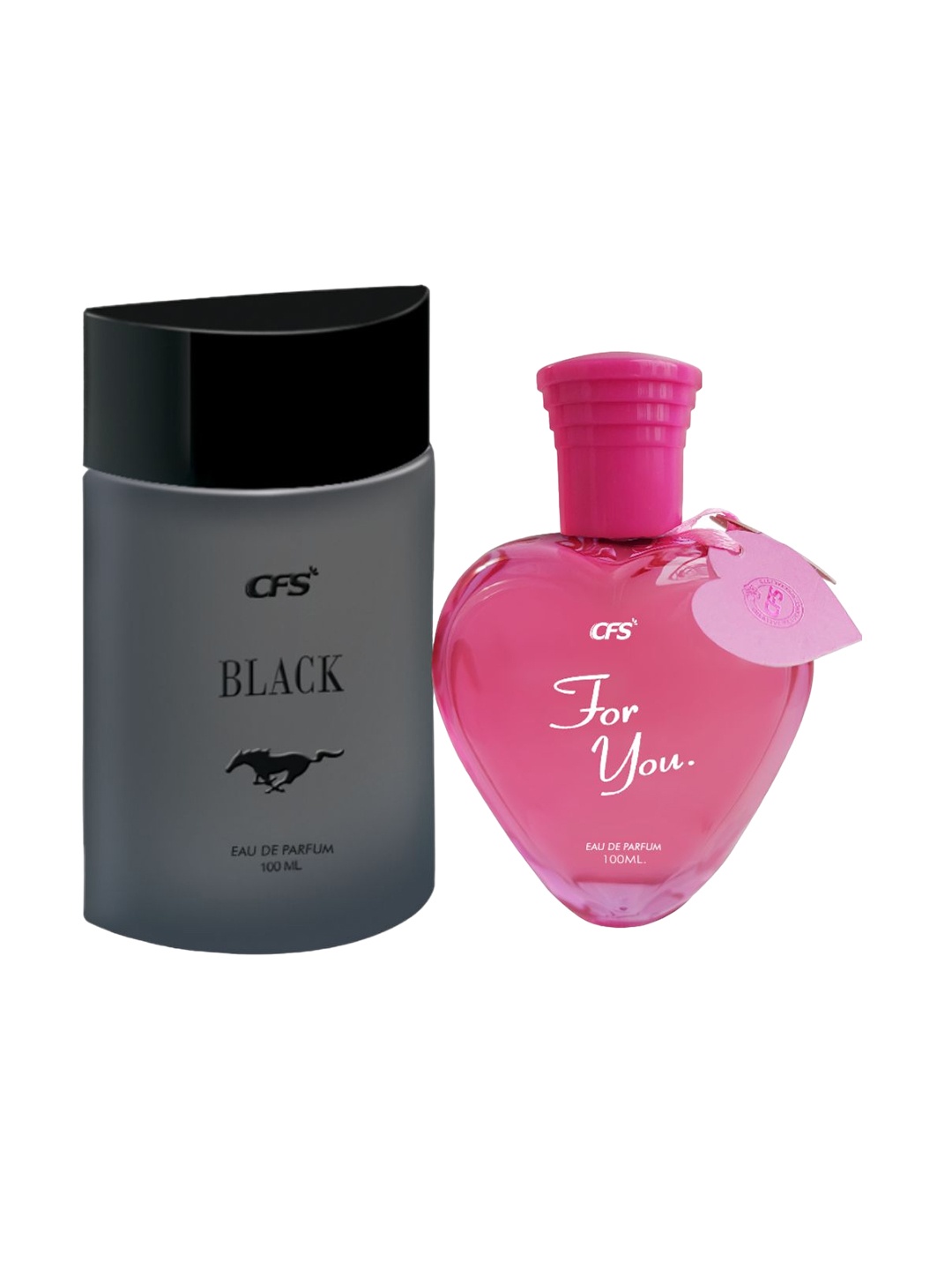 

CFS Black & For You Set Of 2 Long Lasting Eau De Parfum - 100ml Each