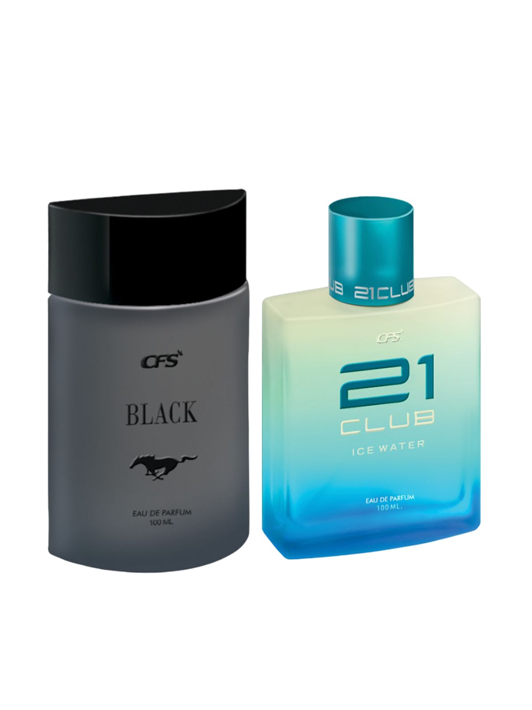 

CFS Black & Ice Water Set Of 2 Long Lasting Eau De Parfum - 100ml Each