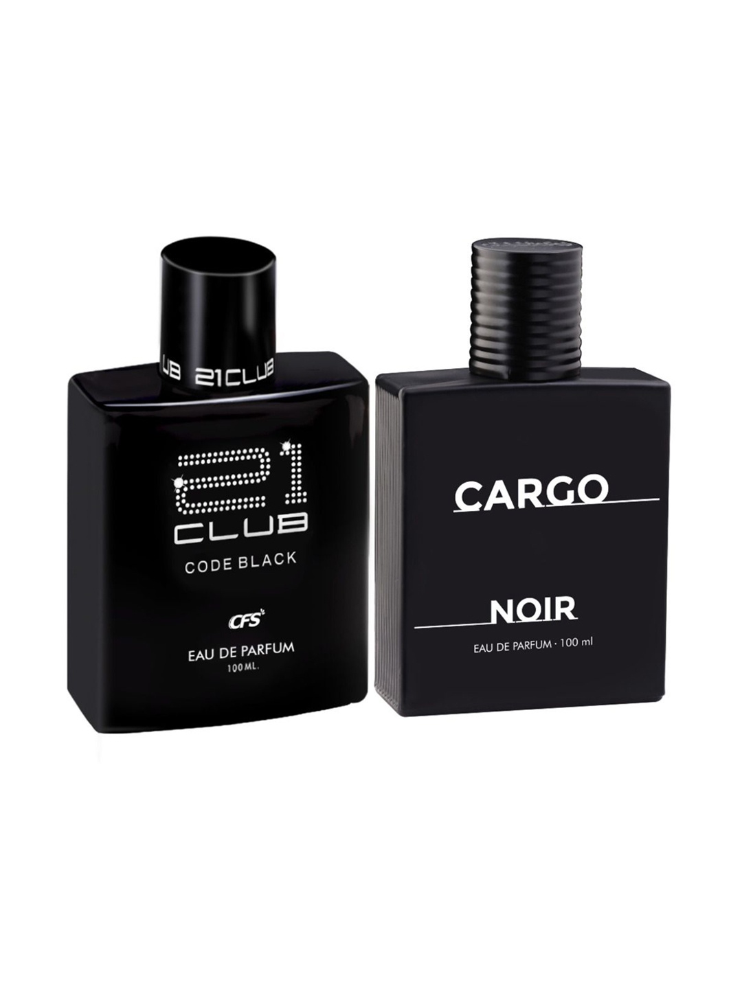 

CFS Set Of 21 Club Code Black & Cargo Noir Long Lasting Eau De Parfum - 100ml Each