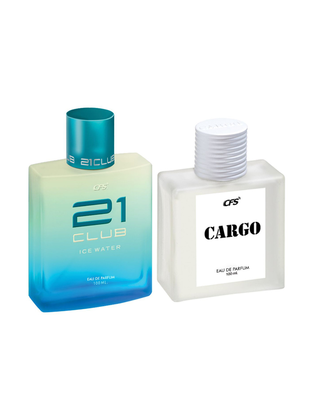 

CFS Ice Water & Cargo White Set Of 2 Long Lasting Eau De Parfum - 100ml Each