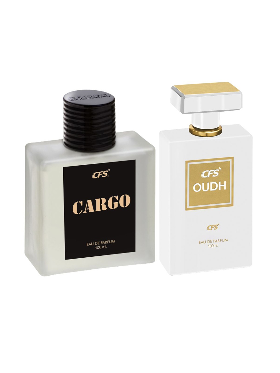 

CFS Set Of Cargo Black & Oudh White Long Lasting Eau De Parfum - 100ml Each