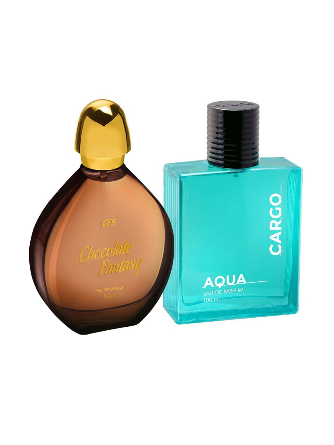 

CFS Set Of Chocolate Fantasy & Cargo Aqua Long Lasting Eau De Parfum - 100ml Each, Brown