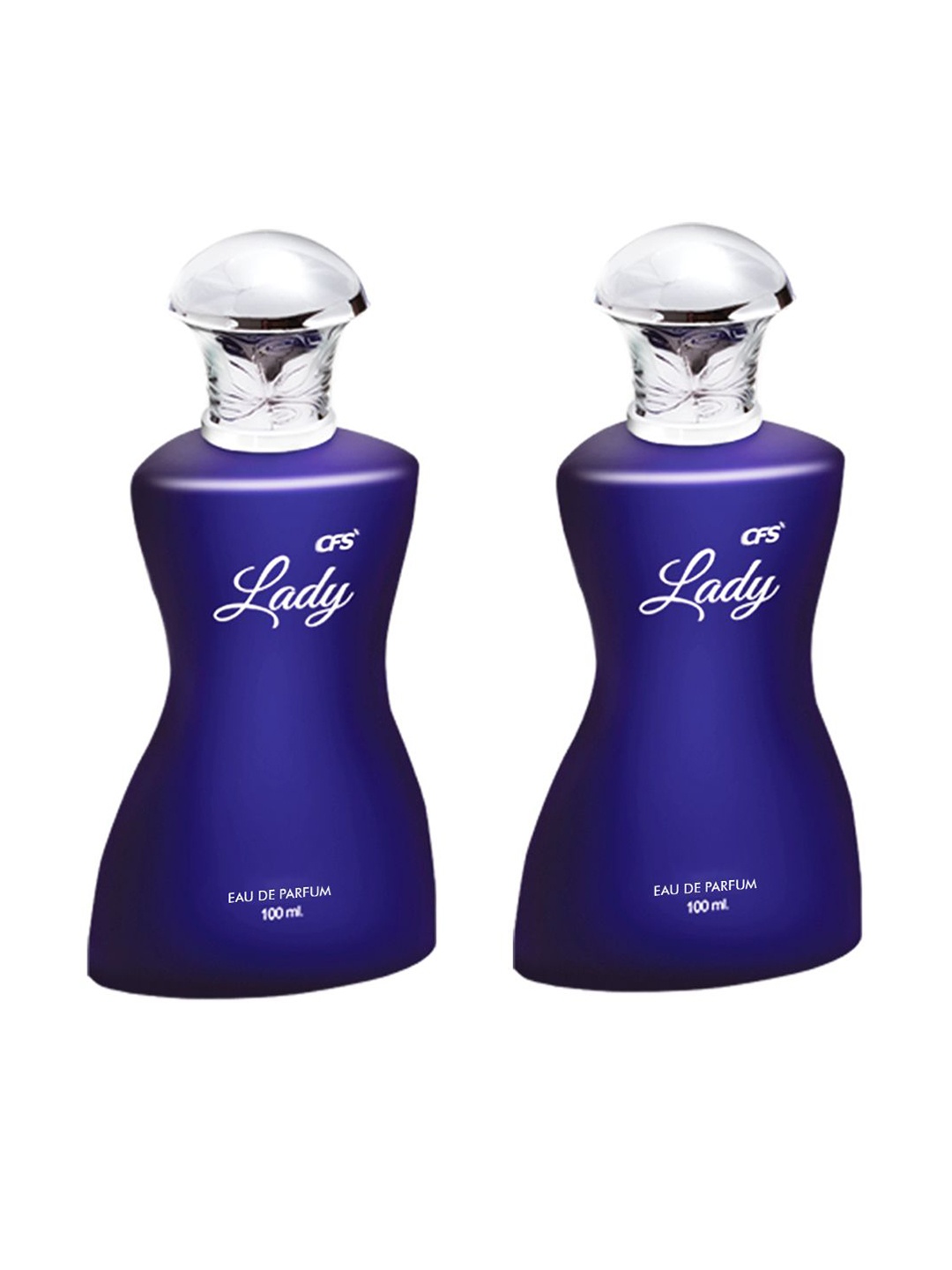 

CFS Lady Set Of 2 Long Lasting Eau De Parfum - 100ml Each, Blue