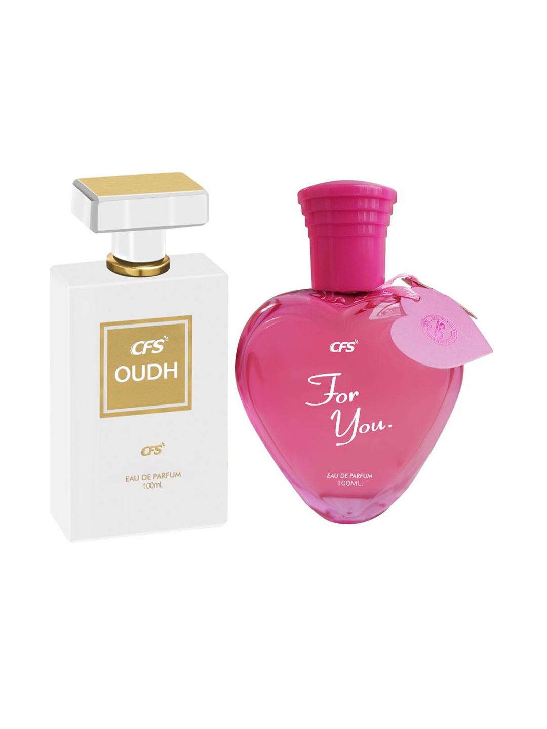 

CFS Oudh White & For You Set Of 2 Long Lasting Eau De Parfum - 100ml Each