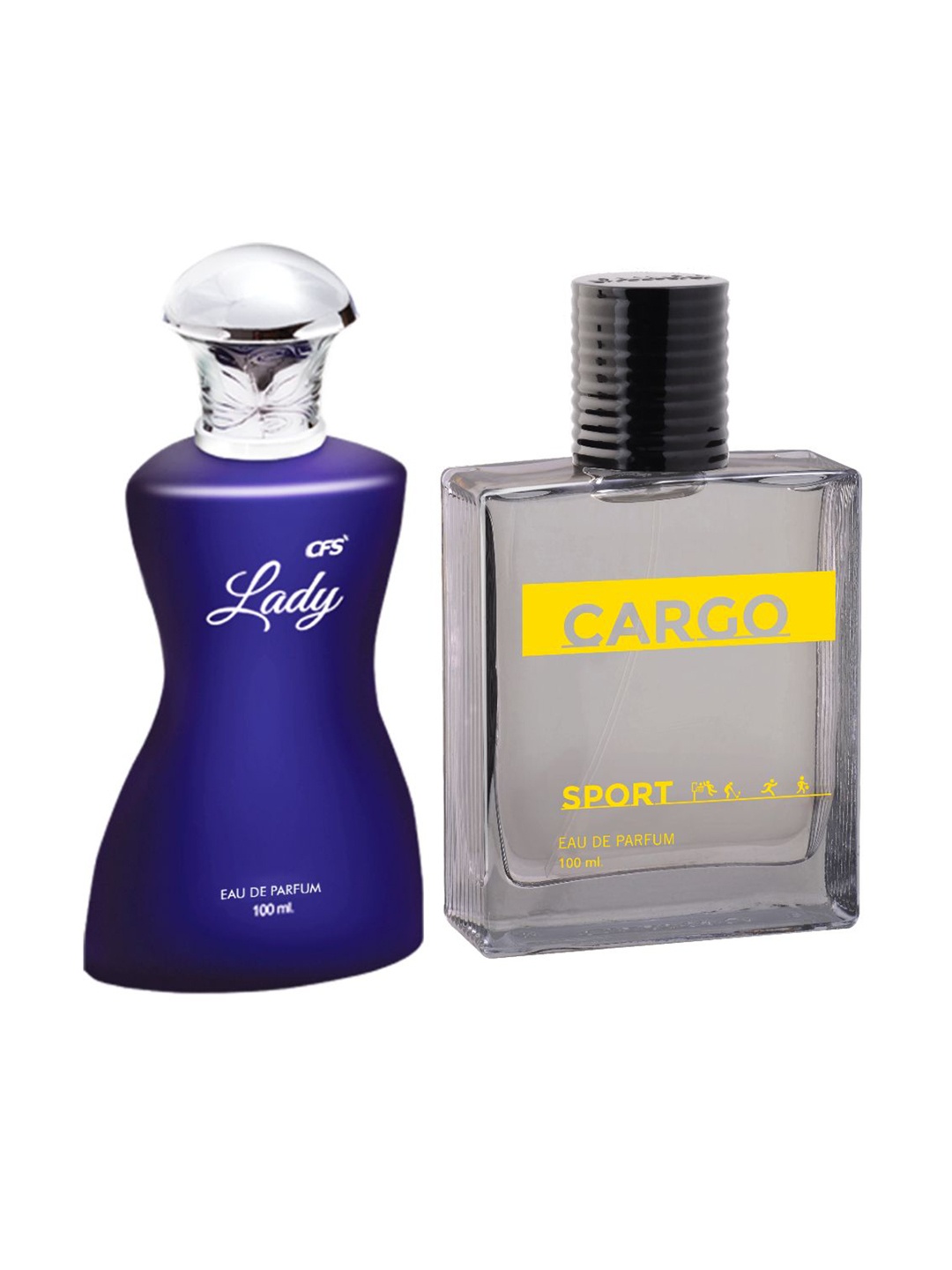 

CFS Set of Lady Blue & Cargo Sport Long Lasting Eau De Parfum - 100 ml each