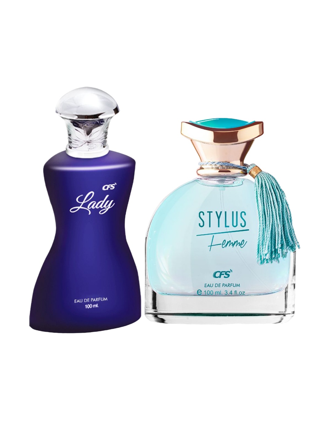 

CFS Set Of 2 Stylus Blue Eau De Perfume & Lady Long Lasting Perfume - 100ml Each