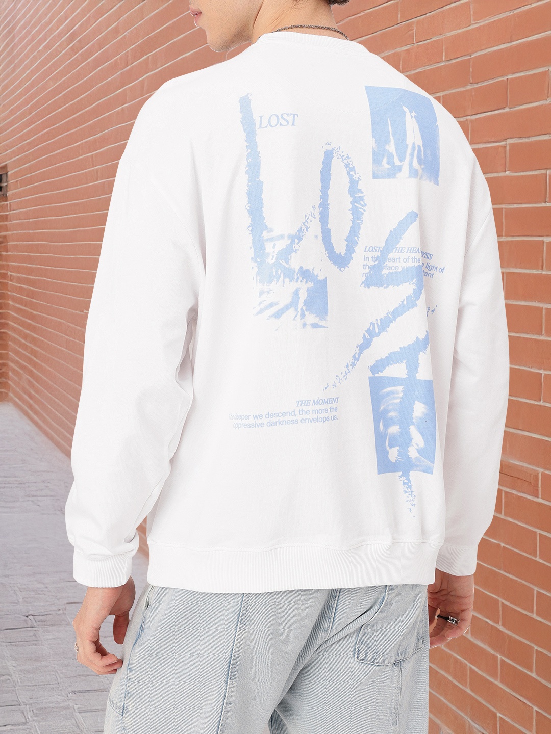 

Kook N Keech Street Cool Vibes Printed Relaxed Fit Sweatshirts, White