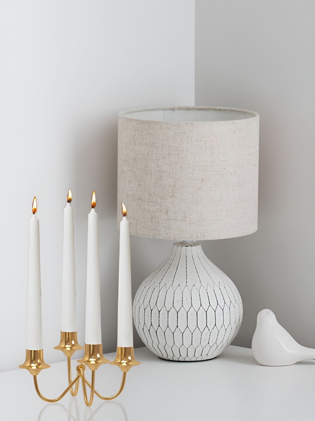 

Metalsmith Gold-Toned Candle Holder