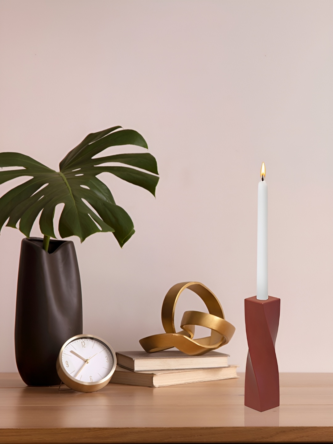 

Metalsmith Brown Candle Holder