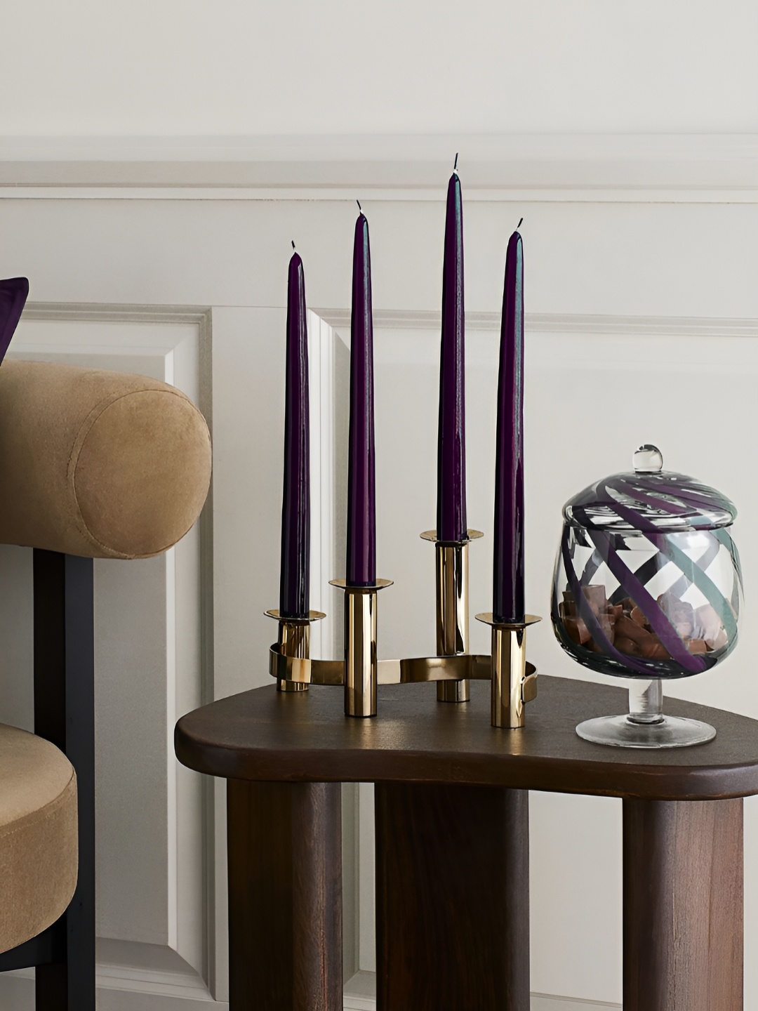 

Metalsmith Gold-Toned Candle Holder