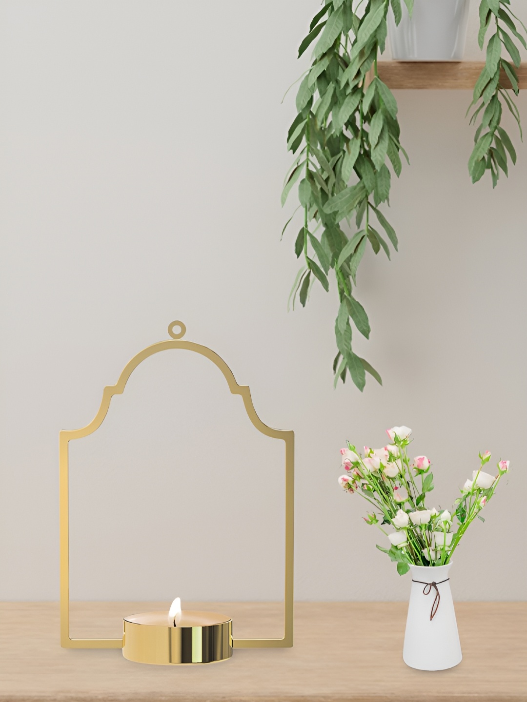 

Metalsmith Gold-Toned Candle Holder