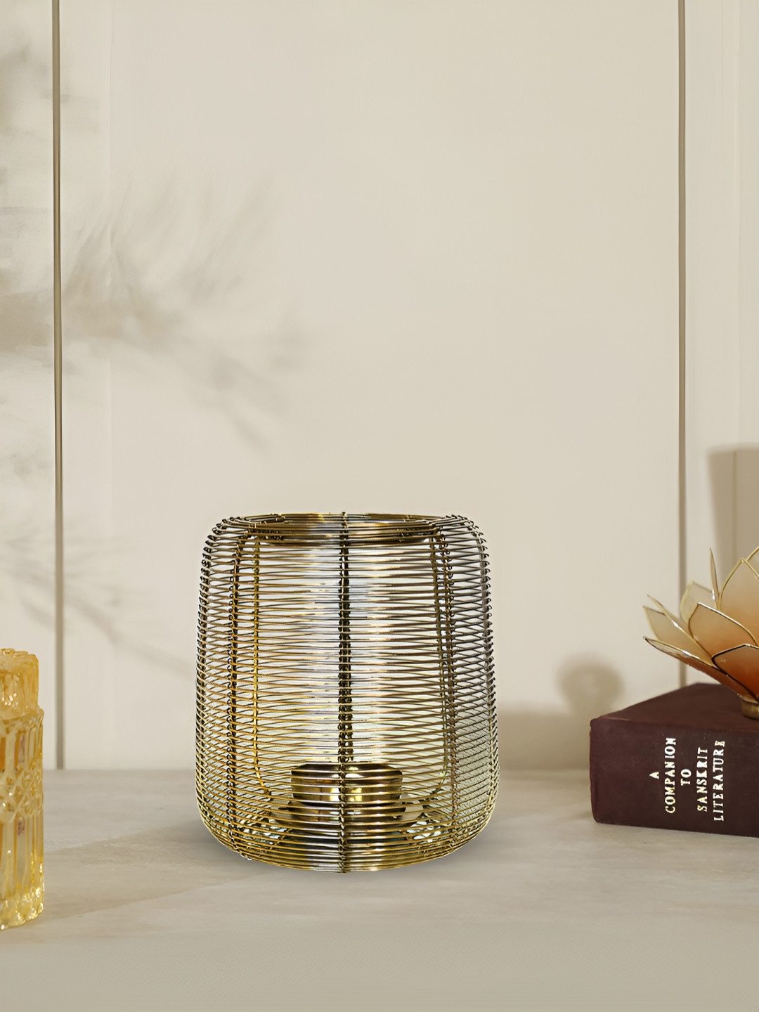 

Metalsmith Gold-Toned Candle Holder
