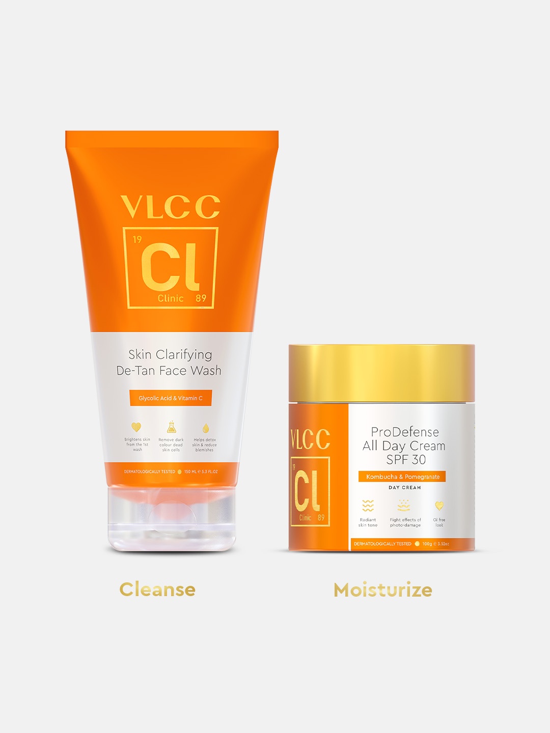 

VLCC Clinic Skin Clarify and Protect Combo, Orange