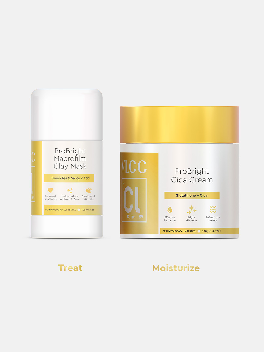 

VLCC Clinic Keep It Bright Facewash & Clay Mask Combo, Yellow