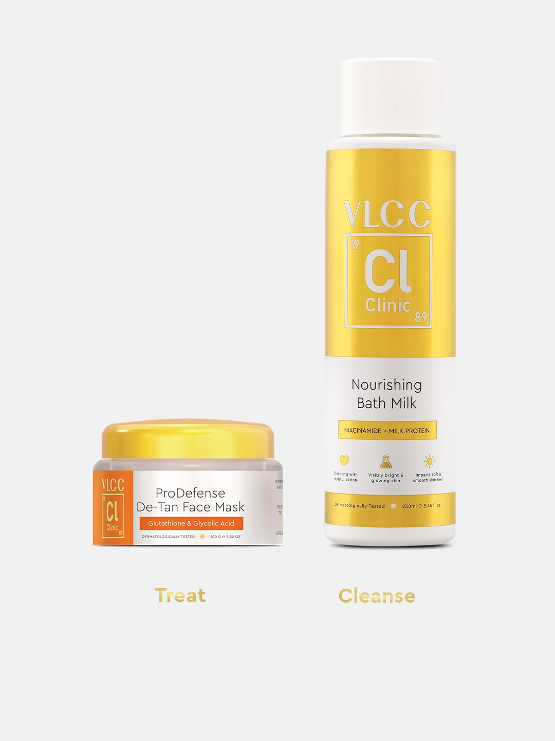 

VLCC Clinic De Tan & Deep Nourish Combo, Yellow