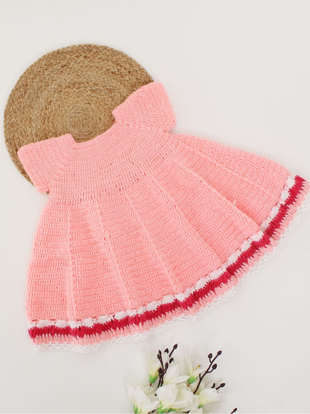 

Woonie Girls Fit & Flare Dress, Pink