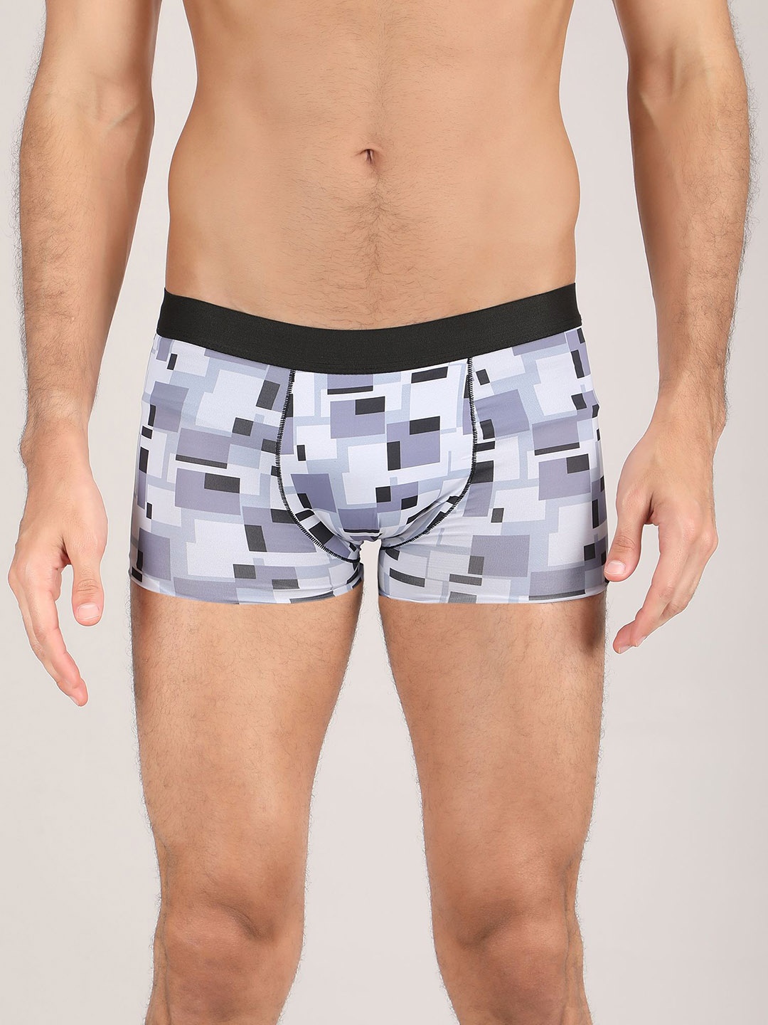

FiveFlag Men Printed Breathability Trunk MENS_TRUNK_1004_S_J1, Grey