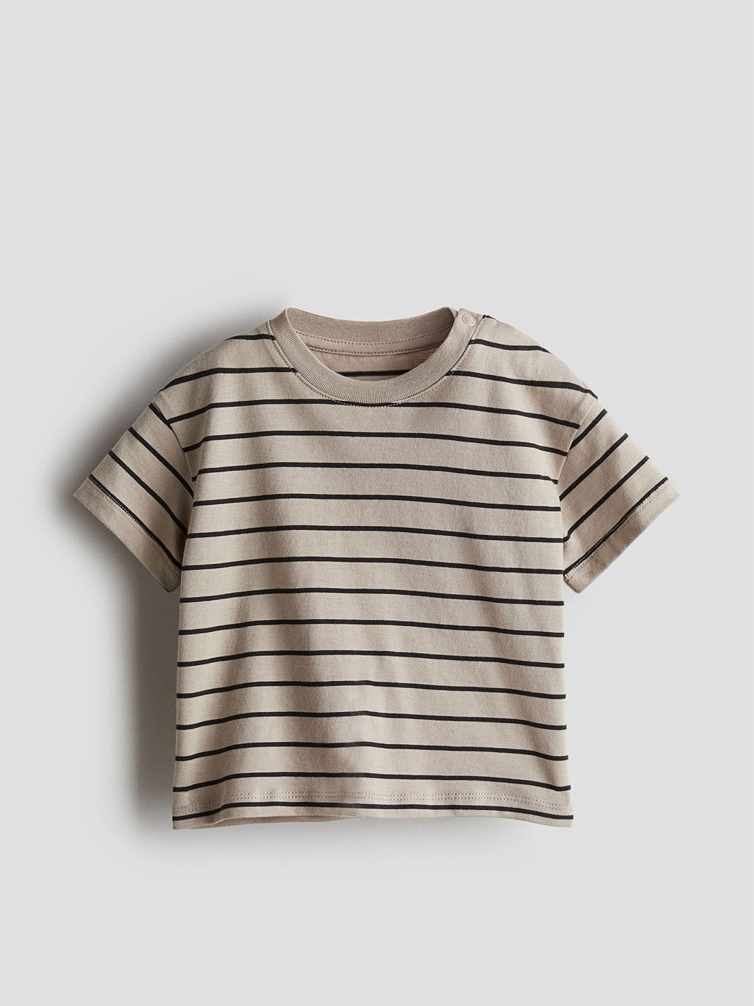

H&M Infants Boys Cotton Jersey Tshirts, Beige