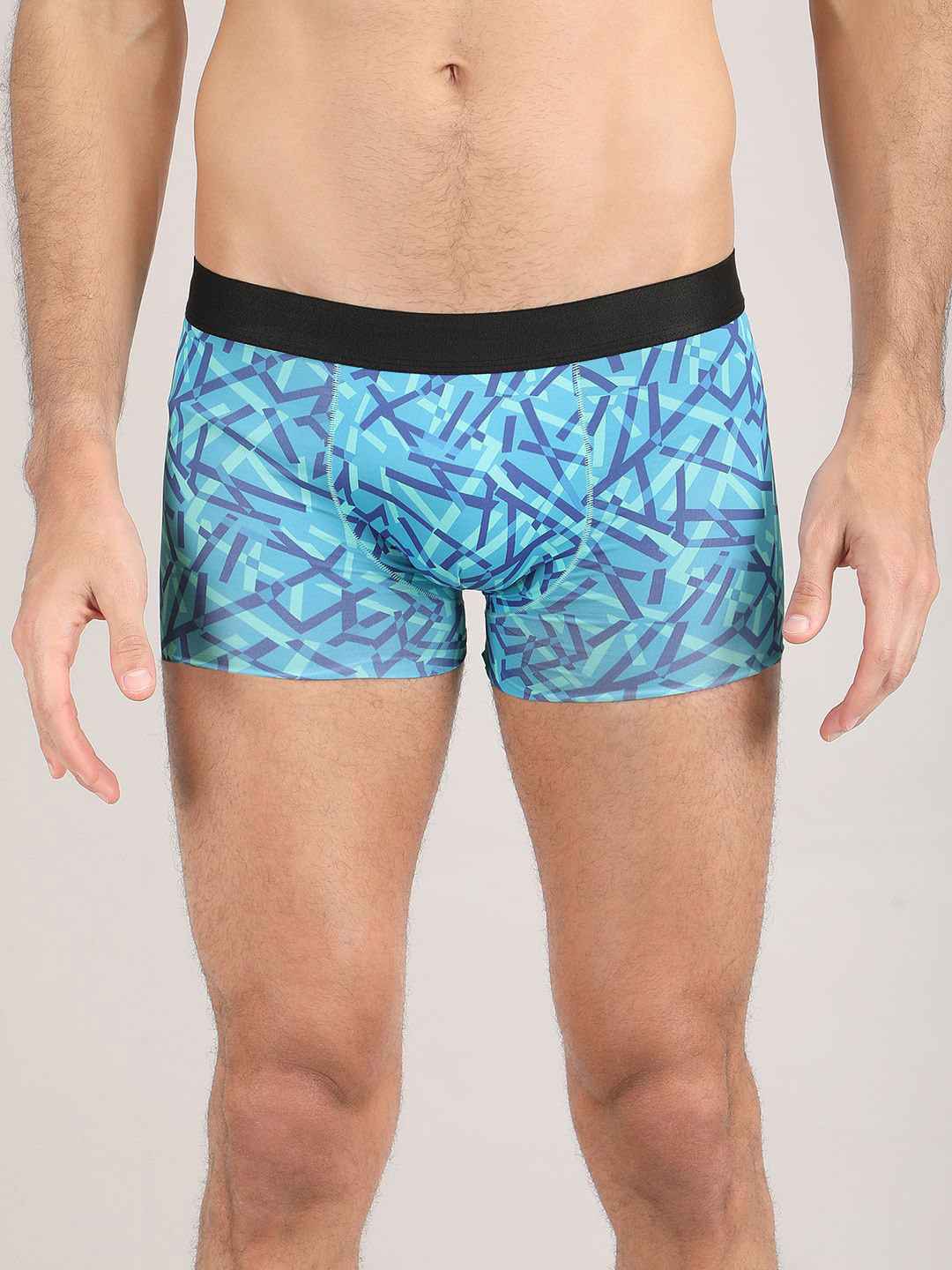 

FiveFlag Men Printed Mid Rise Trunks-MENS_TRUNK_1016_S_J1, Blue