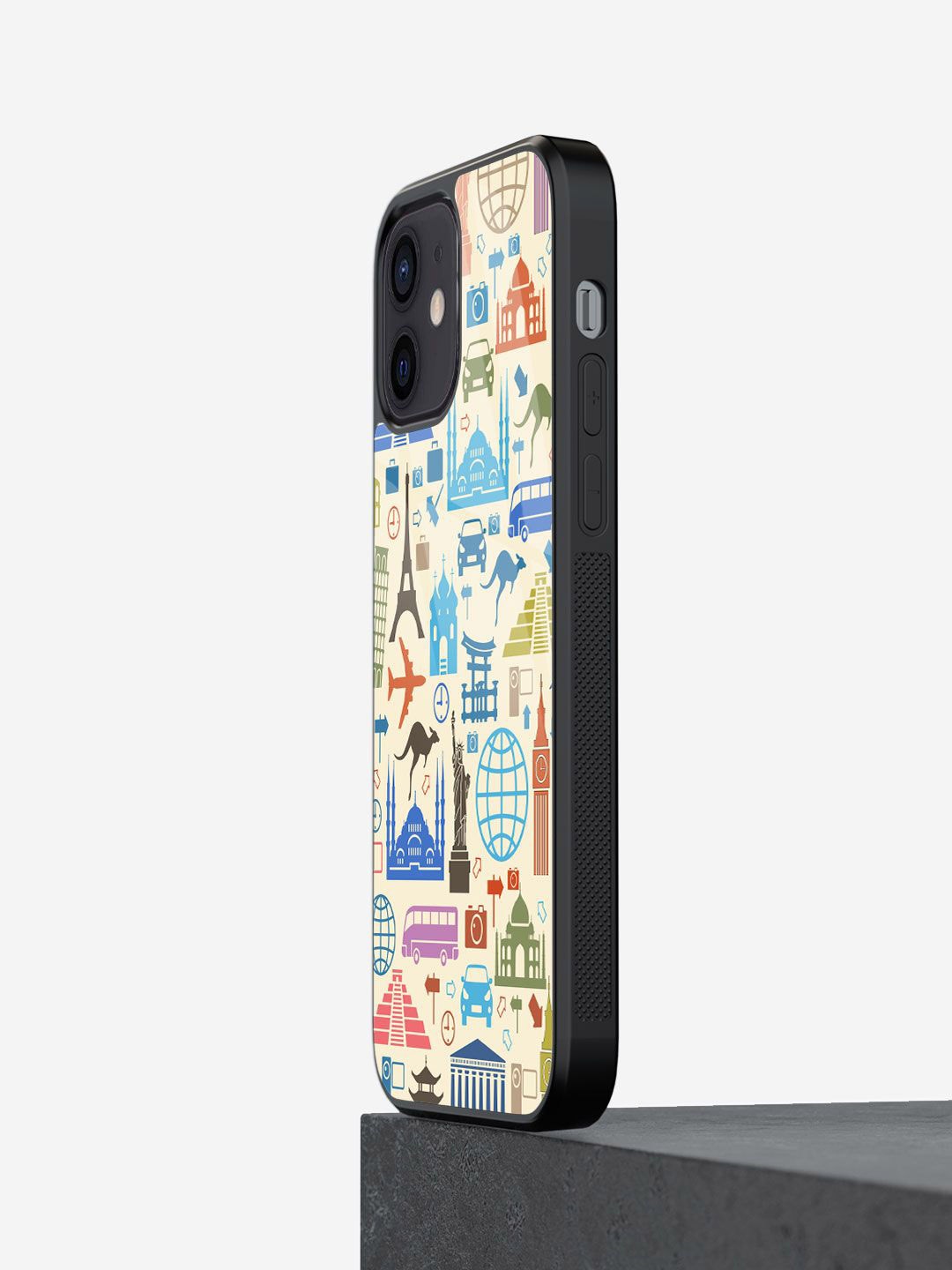 

macmerise Quirky Printed iPhone 12 Mini Back Case Mobile Accessories, Beige