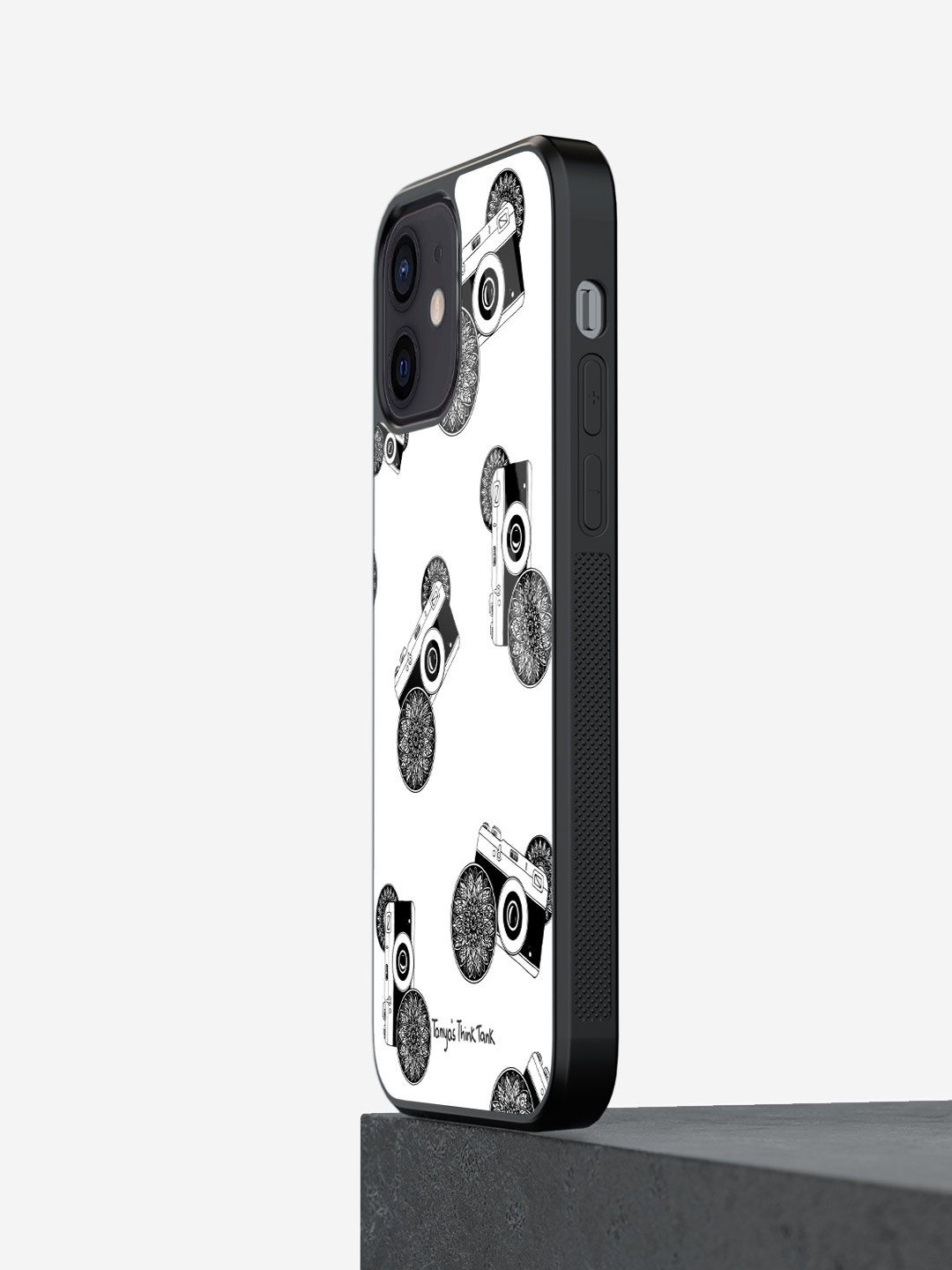 

macmerise Abstract Printed iPhone 12 Back Case Mobile Accessories, White