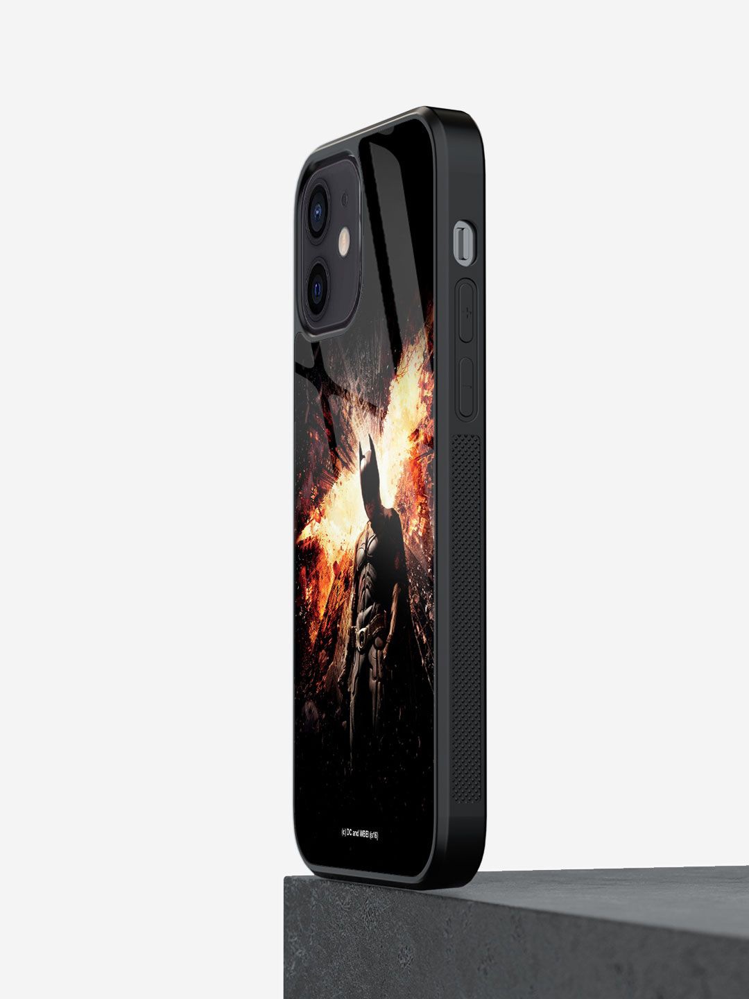 

macmerise Superhero Printed iPhone 12 Mini Back Case Mobile Accessories, Black