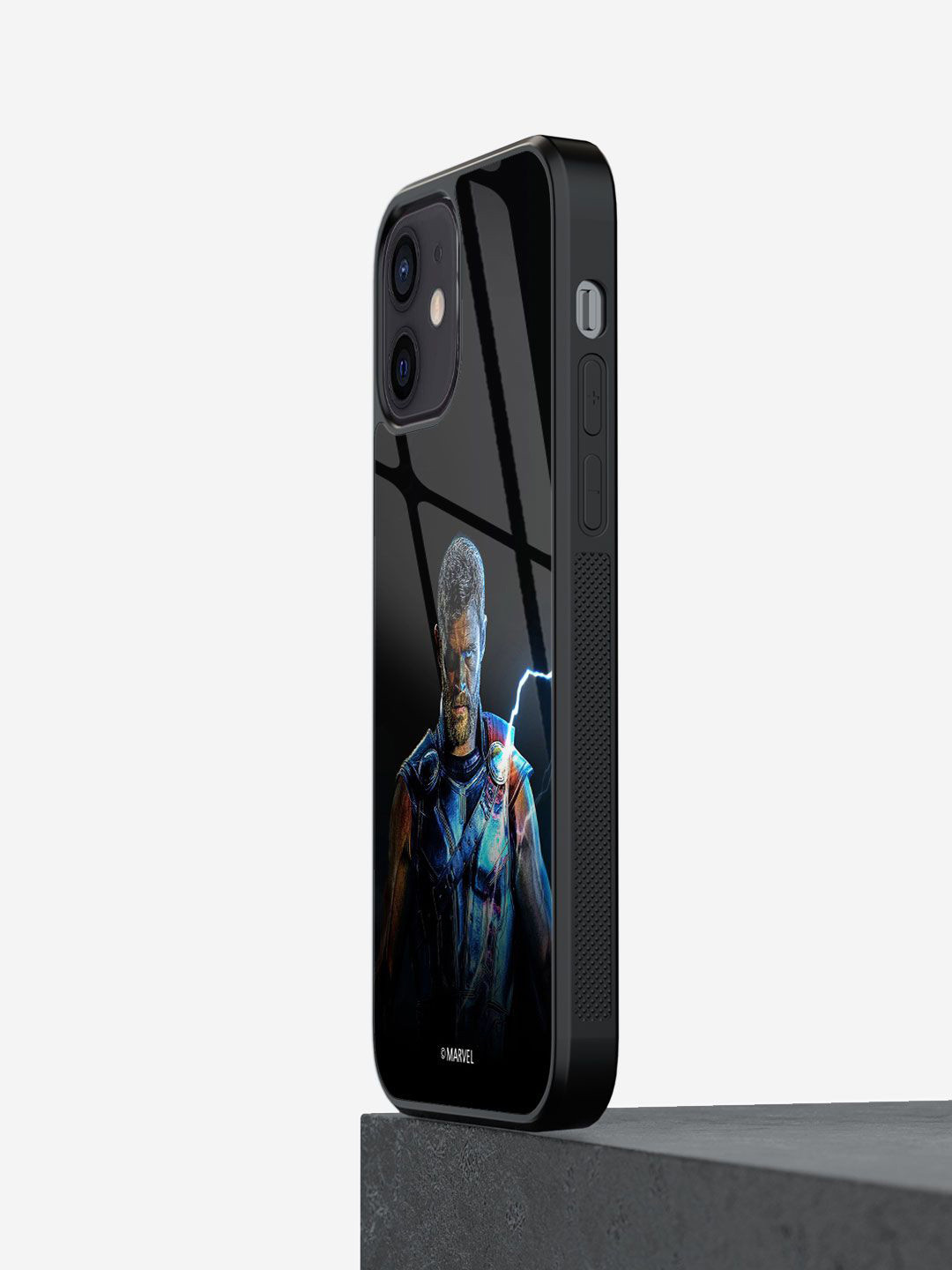 

macmerise Superhero Printed iPhone 12 Mini Back Case Mobile Accessories, Black