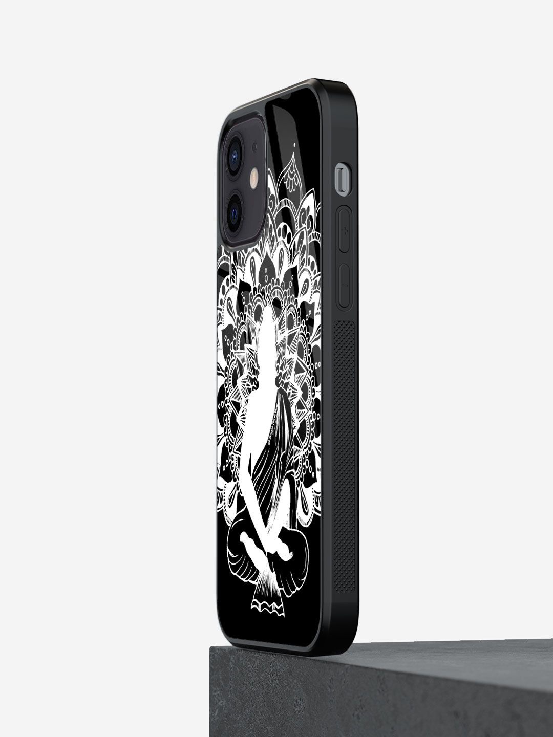 

macmerise Abstract Printed iPhone 12 Back Case Mobile Accessories, White