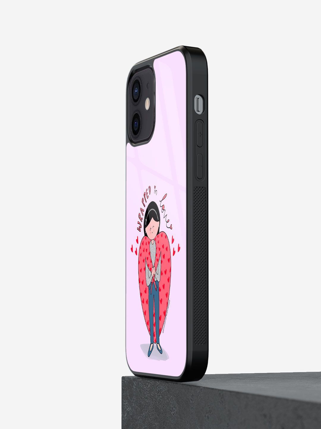 

macmerise Typography Printed iPhone 12 Back Case Mobile Accessories, Red