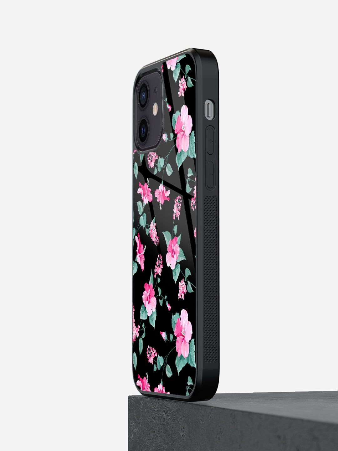 

macmerise Floral Printed iPhone 12 Mini Back Case Mobile Accessories, Pink