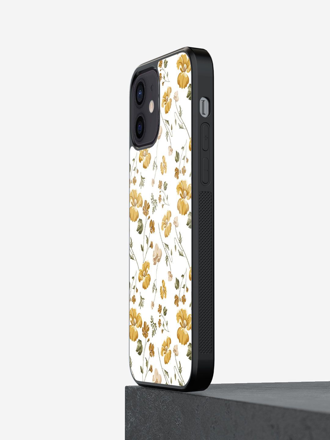 

macmerise Floral Printed iPhone 12 Mini Back Case Mobile Accessories, White