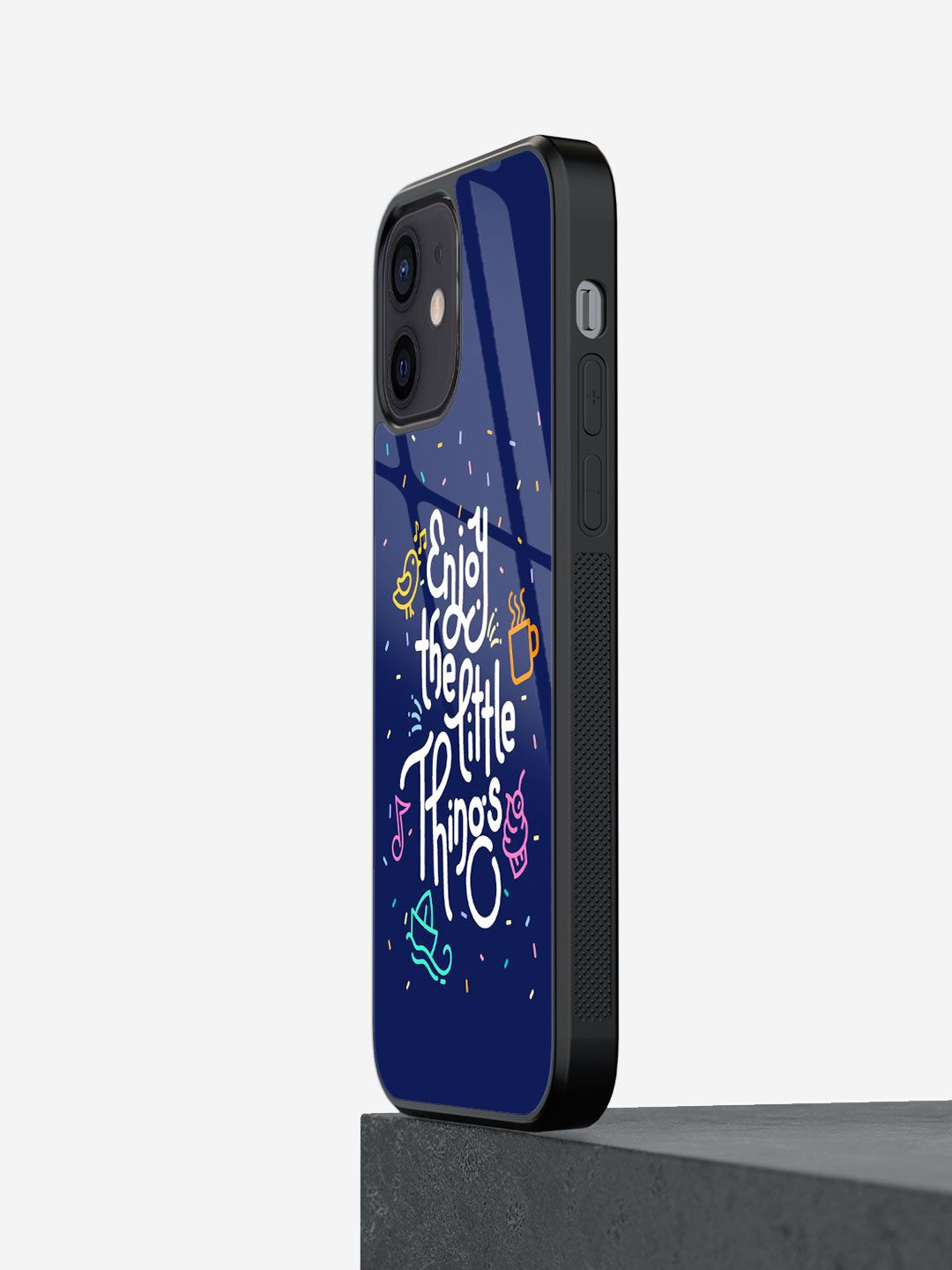 

macmerise Conversational Printed iPhone 12 Mini Back Case Mobile Accessories, Blue