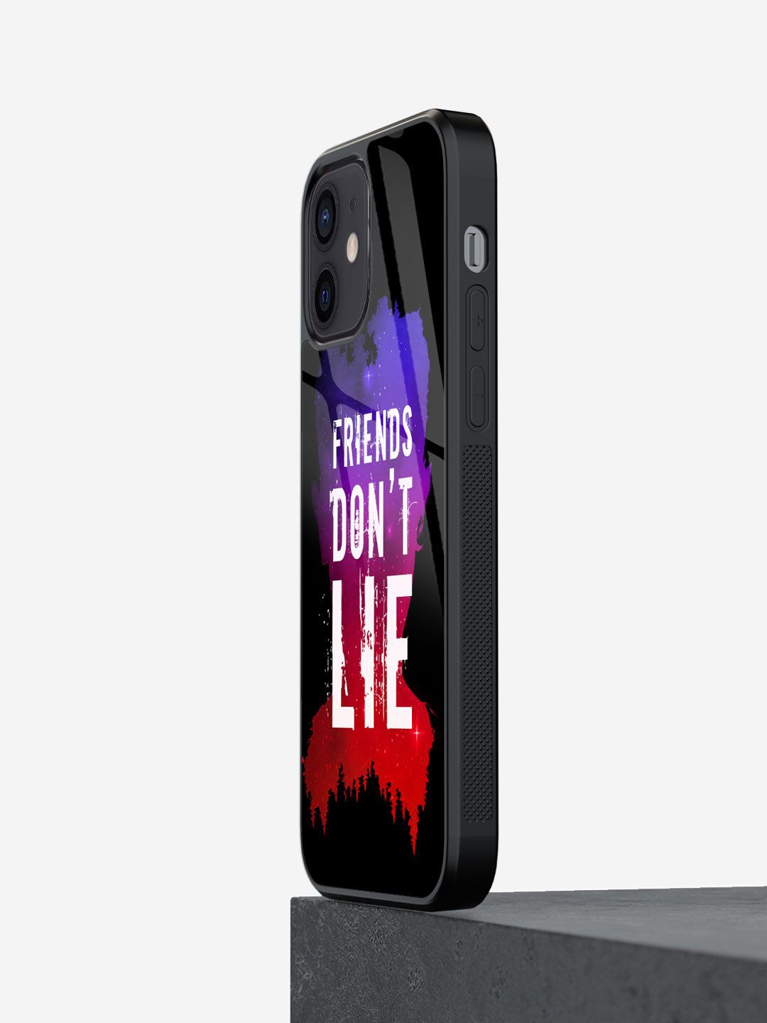 

macmerise Conversational Printed iPhone 12 Mini Back Case Mobile Accessories, Black