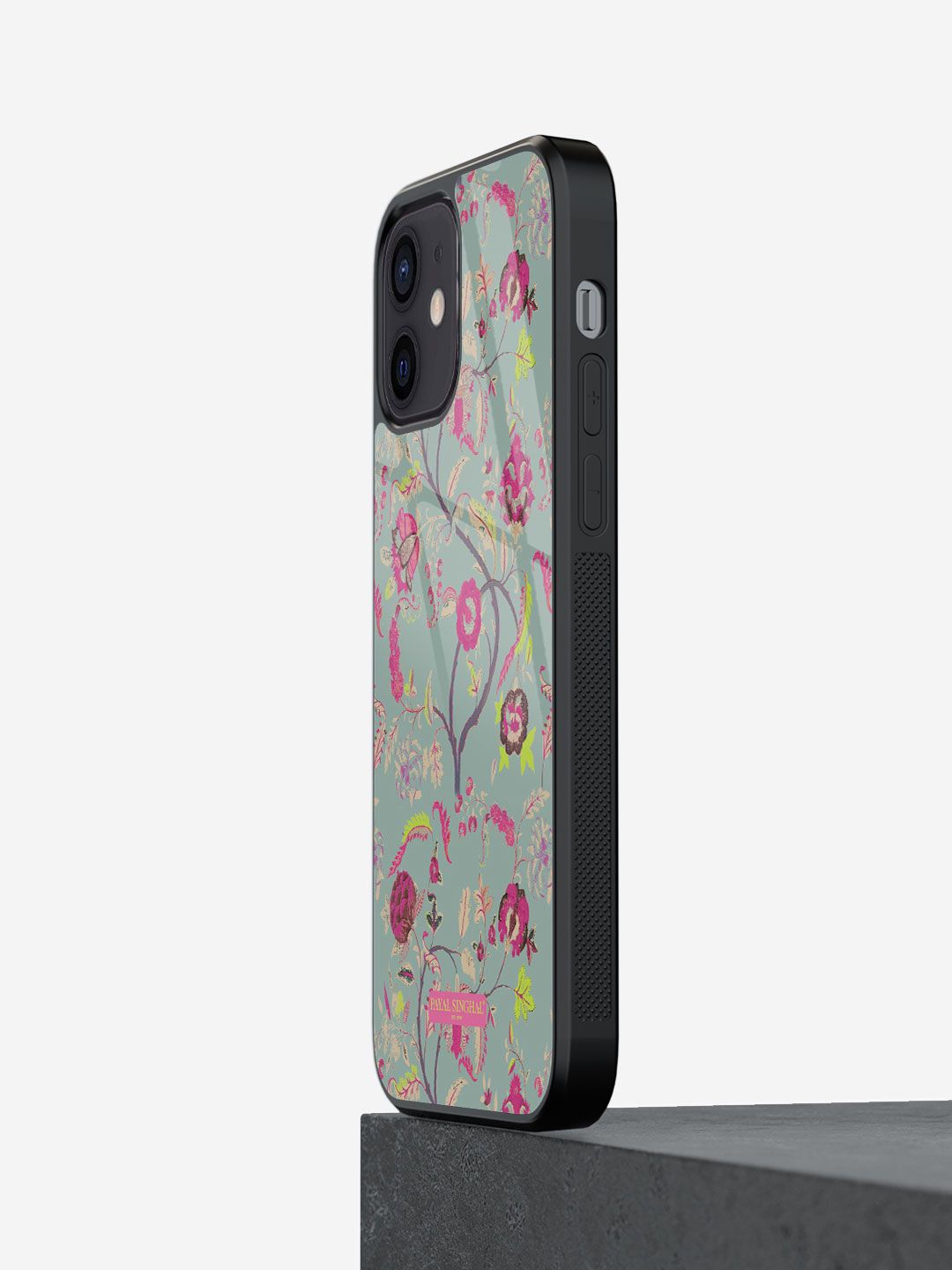 

macmerise Floral Printed iPhone 12 Mini Back Case Mobile Accessories, Blue